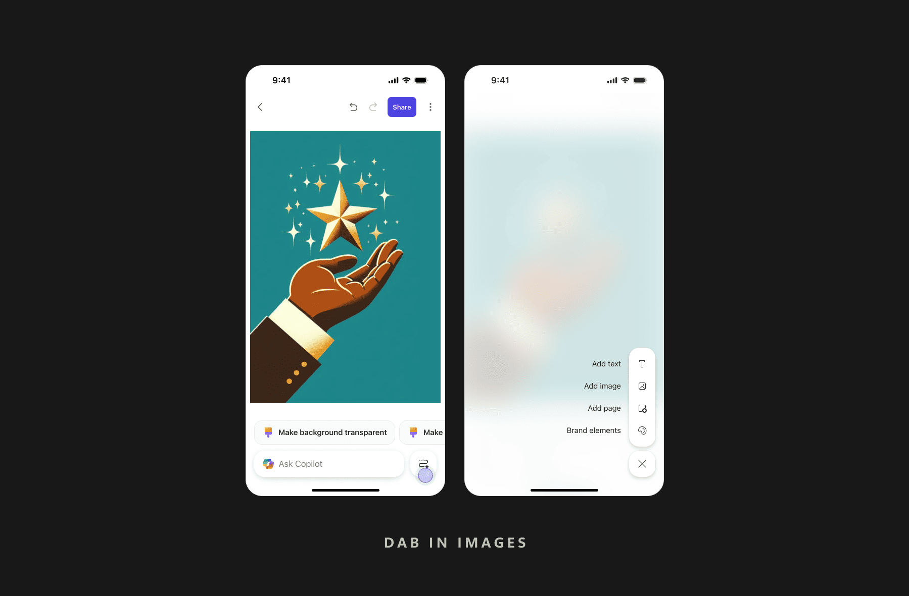 DAB in Images dark