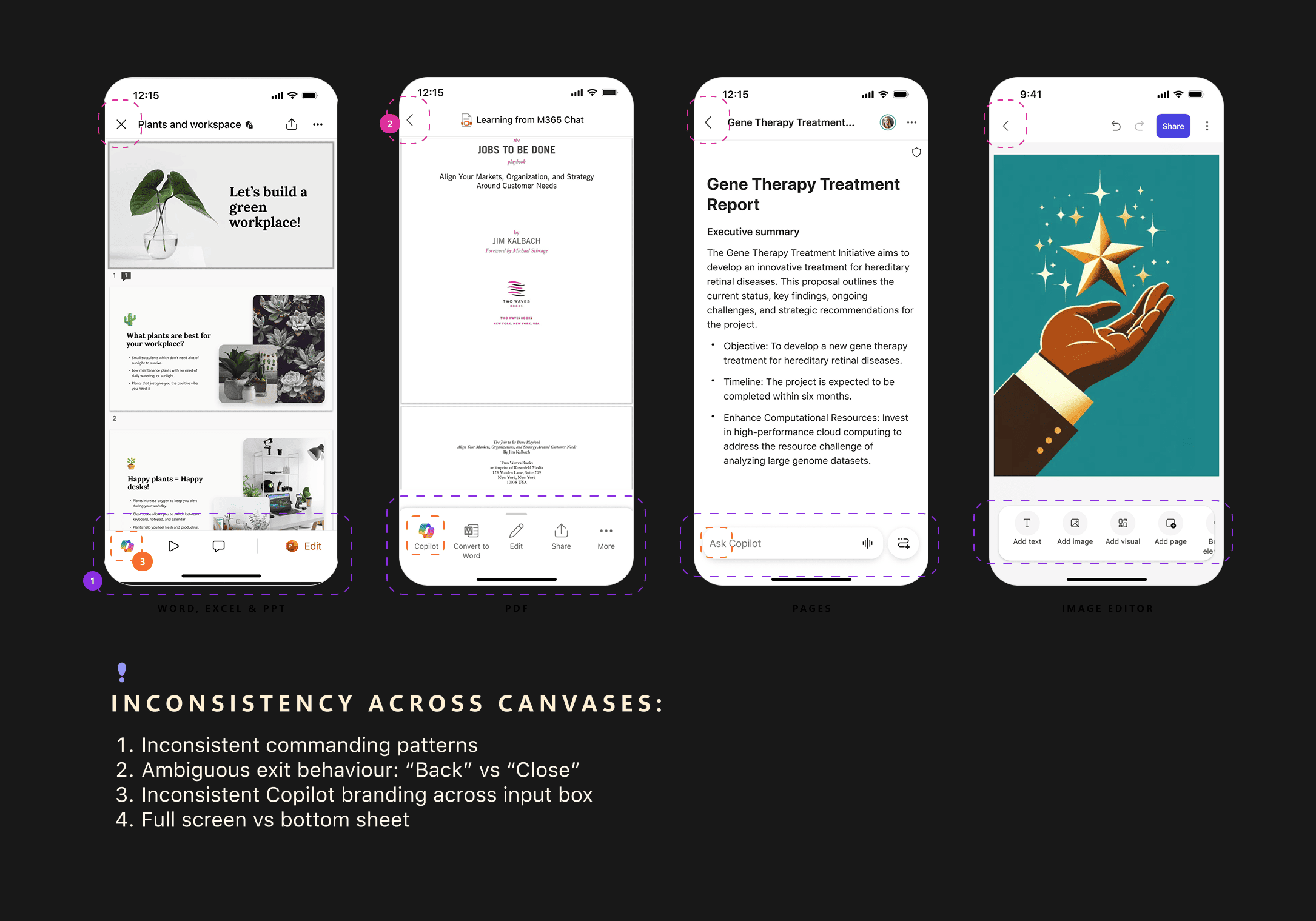 Inconsistent file previewers across the app — dark mode