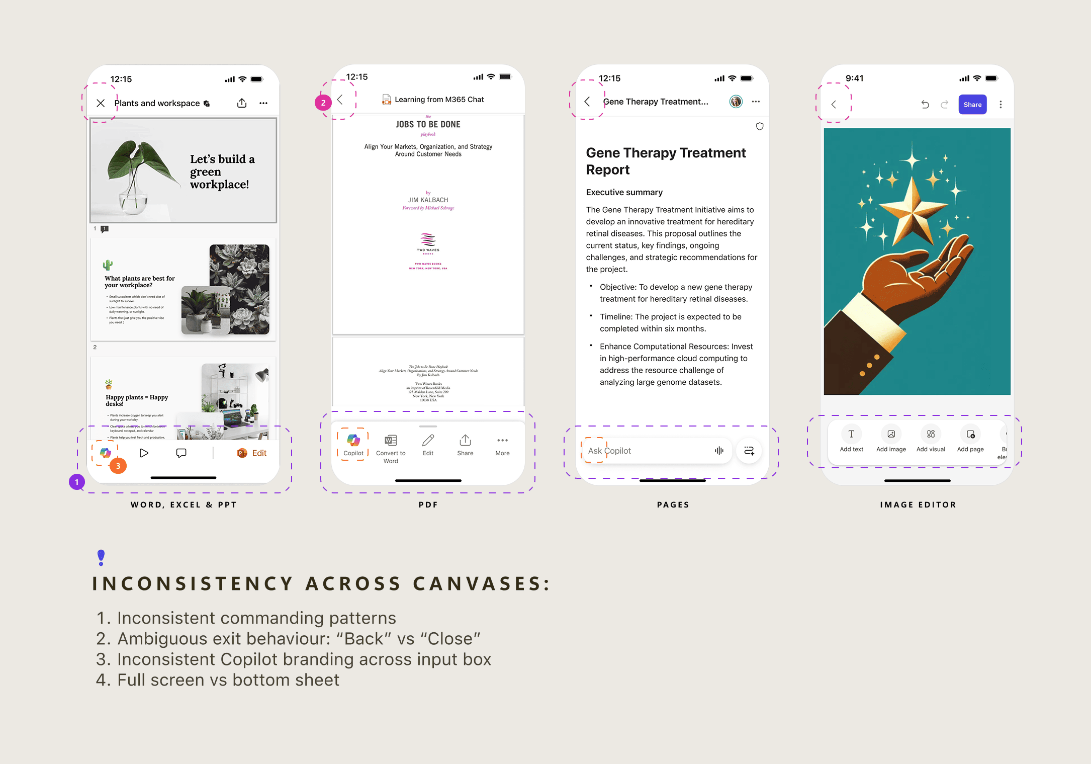Inconsistent file previewers across the app — light mode