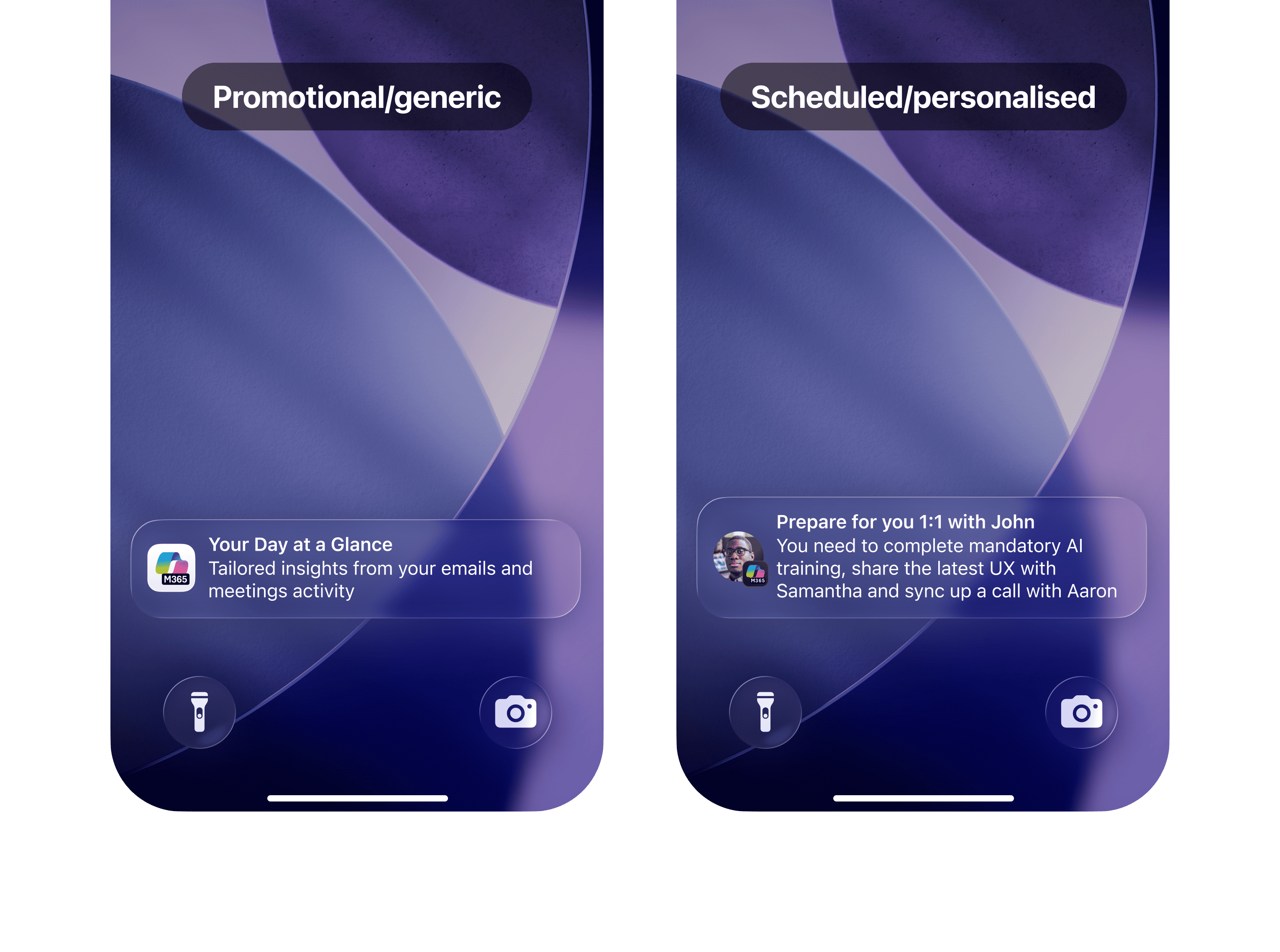 Push Notifications — promotional and scheduled