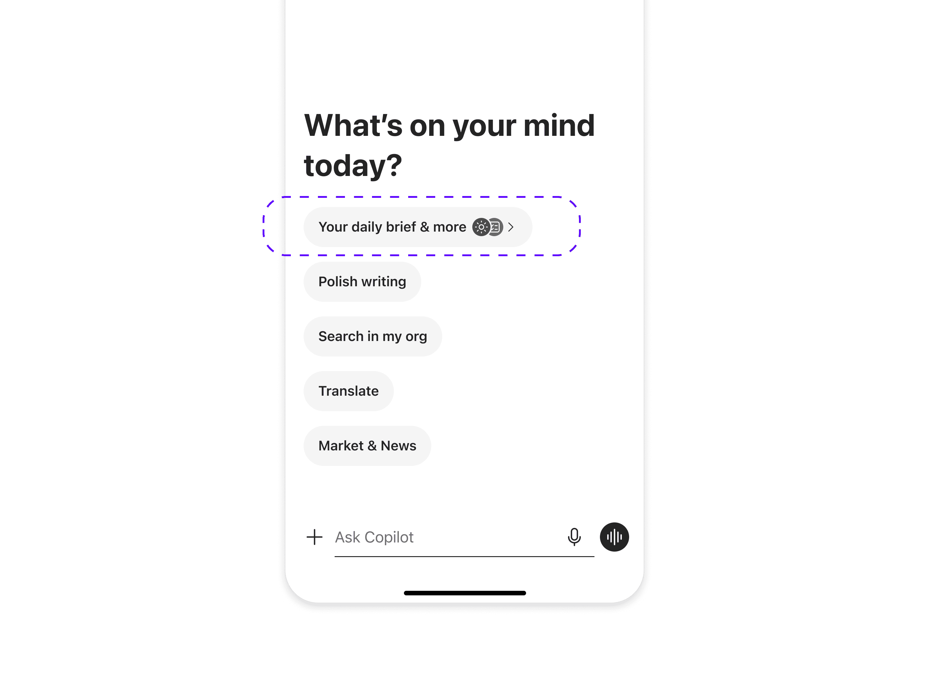 In-product Chat Pill entry point